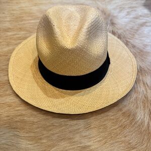 J. Crew Genuine Panama Hat Handwoven in Ecuador